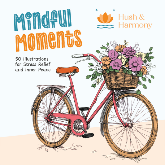 Mindfulness Adult Coloring Book and Coloring Pencils