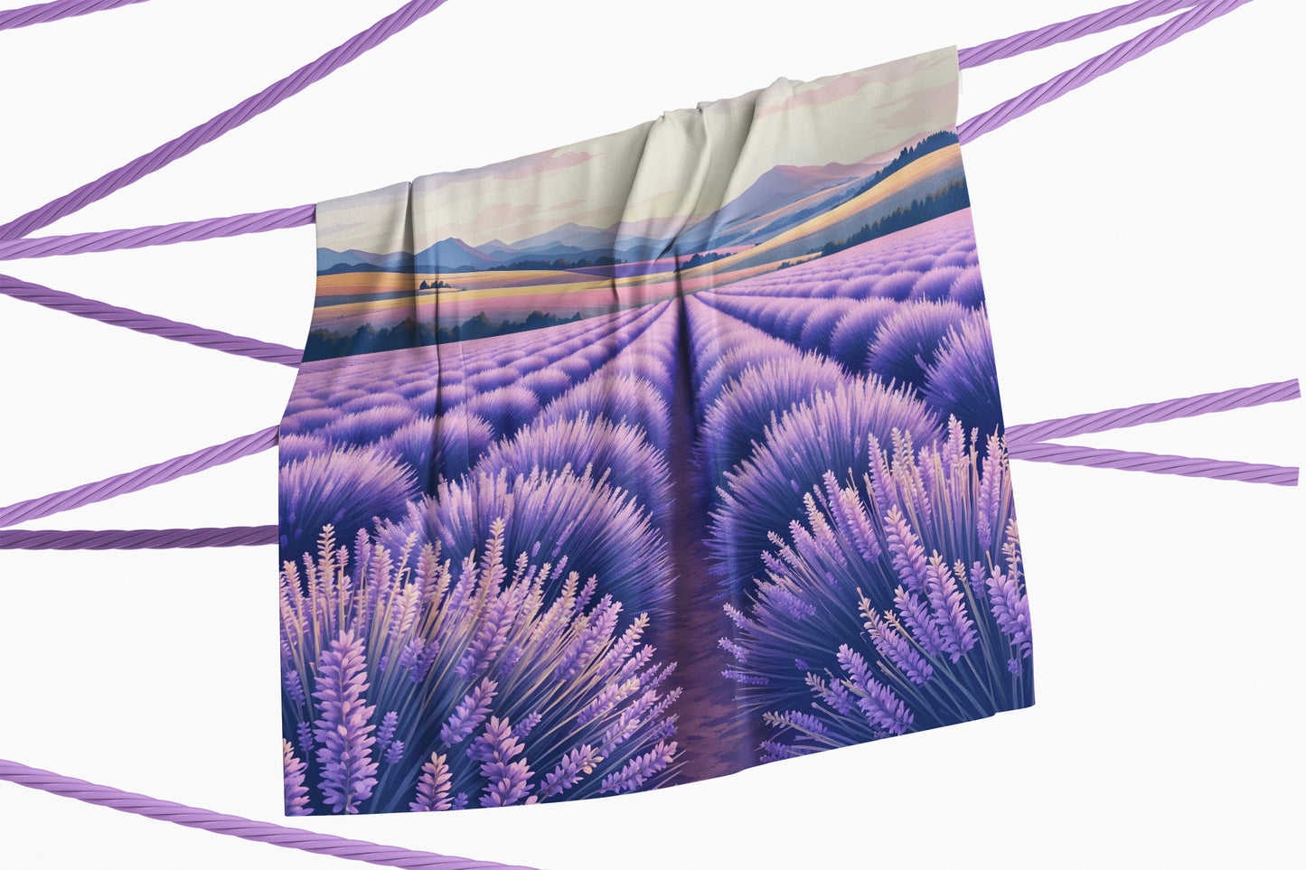 Lavender Fields Scarf