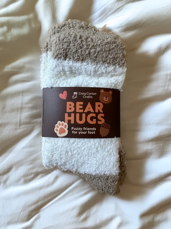 "Bear Hugs" Plush Socks