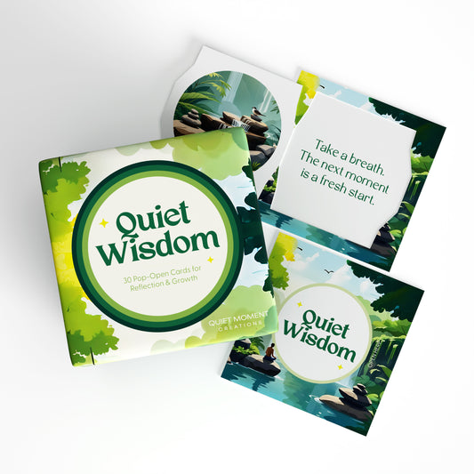 "Quiet Wisdom" Pop-Open Cards